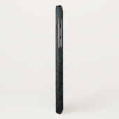 黒フェイク革テクスチャ Case-Mate iPhoneケース (裏面/左)