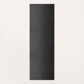 黒フェイク革 ヨガマット (正面)