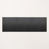 黒フェイク革 ヨガマット (正面(横))