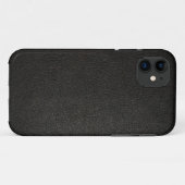 黒フェイク革iPhone 5s ケース Case-Mate iPhoneケース (裏面(横))