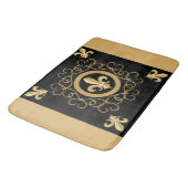 黒フランスの色 バスマット (アングル)