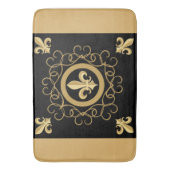 黒フランスの色 バスマット (正面縦)