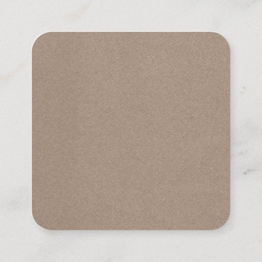 黒フローライヤリングカード スクエア名刺 (裏面)