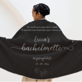 黒フローラゴシックバチェロレッテ ビーチタオル