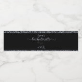 黒フローラゴシックバチェロレッテ ペットボトルラベル (シングルラベル)