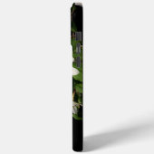 黒フローラタフiPhoneケース Case-Mate iPhoneケース (裏面 / 左)