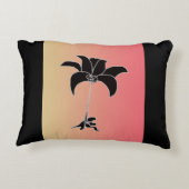 黒フローラパステルグラディエント アクセントクッション (裏面)