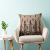 黒フローラメッシュプリント クッション (椅子)