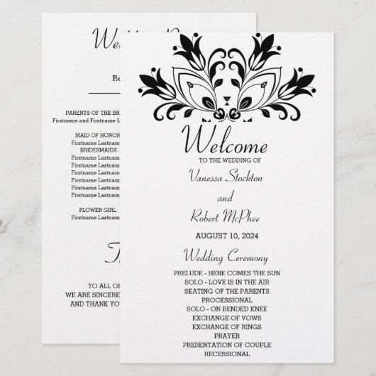 黒フローラ曼荼羅 (正面/裏面)