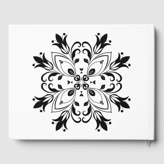 黒フローラ曼荼羅 ゲストブック (裏面)