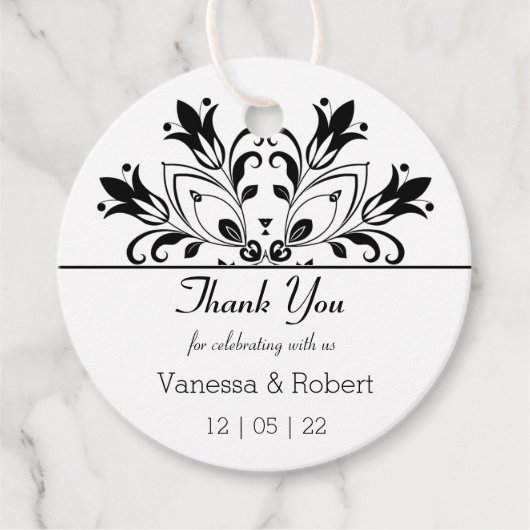 黒フローラ曼荼羅 フェイバータグ (正面)