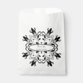 黒フローラ曼荼羅 フェイバーバッグ (正面)