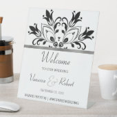 黒フローラ曼荼羅 台座サイン (インサイチュ)