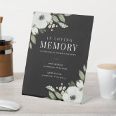 黒フローラ結婚植物学 台座サイン (インサイチュ)