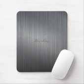 黒ブラシ仕上げメタルiMouseパッド マウスパッド (マウス)