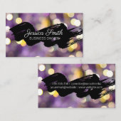 黒ブラシ |《写真》ぼけ味 名刺 (正面/裏面)