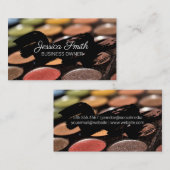 黒ブラシ |化粧パレット 名刺 (正面/裏面)