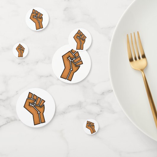 黒プライド拳の統一歴史の統一アフリカの茶色 コンフェッティ (グループ)