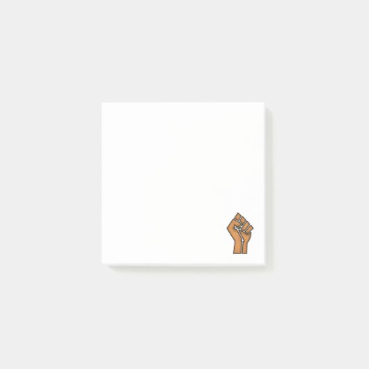 黒プライド拳の統一歴史の統一アフリカの茶色 ポストイット (正面)