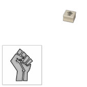 黒プライド拳の統一歴史の統一アフリカの茶色 ラバースタンプ (押印)