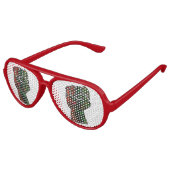 黒プライド赤い緑の拳パンアフリカ国旗の団結 アビエーターサングラス (アングル)