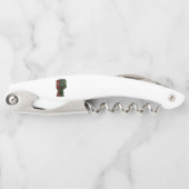 黒プライド赤い緑の拳パンアフリカ国旗の団結 ソムリエナイフ (正面)