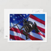 黒ヘリコプター ポストカード (正面/裏面)