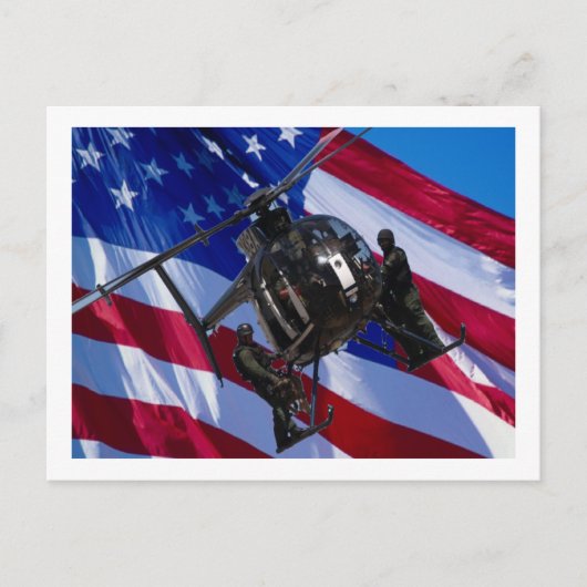黒ヘリコプター ポストカード (正面)
