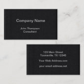 黒ヘリモダンンボーン 名刺 (正面/裏面)