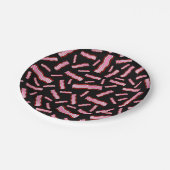 黒ベーコン ペーパープレート (アングル)