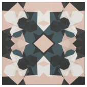 黒ベージュモダン幾何学的抽象芸術パターン ファブリック (見本)
