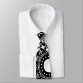 黒ペイズリーネクタイ ネクタイ (タイ)