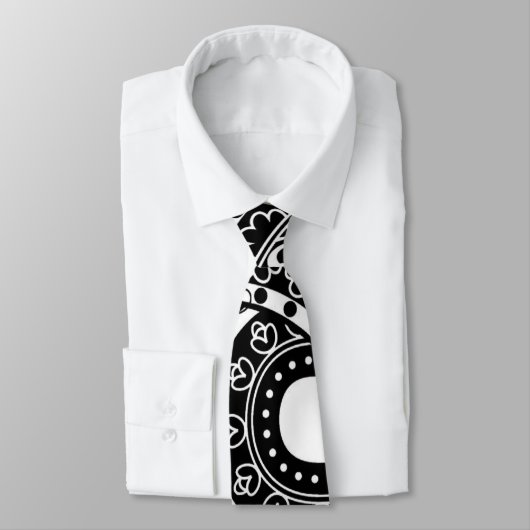 黒ペイズリーネクタイ ネクタイ (タイ)