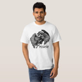 黒ペガサス Tシャツ (正面フル)