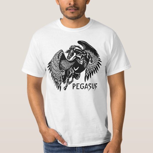 黒ペガサス Tシャツ (正面)
