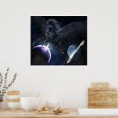 黒ペガサポスター ポスター (キッチン)