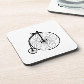 黒ペニーの農耕用ヴィンテージ自転車 コースター (左側)