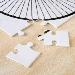 黒ペニーの農耕用ヴィンテージ自転車 ジグソーパズル