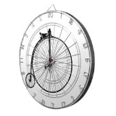 黒ペニーの農耕用ヴィンテージ自転車 ダーツボード (正面右)