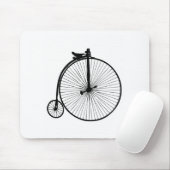 黒ペニーの農耕用ヴィンテージ自転車 マウスパッド (マウス)