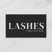 黒ホログラフィモダンック・ラッシュ技術者 名刺 (正面)