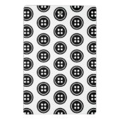 黒ボタンのミニクリップボード ミニクリップボード (裏面)