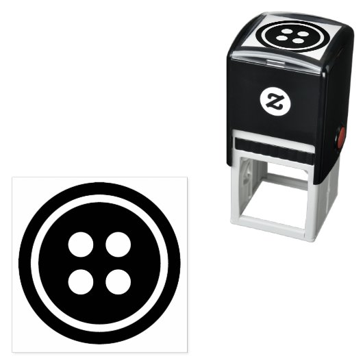 黒ボタン セルフインキングスタンプ (インサイチュ)