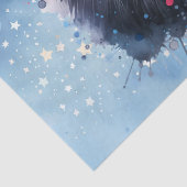 黒ポメラニア犬水彩イラストレーション 薄葉紙 (詳細)