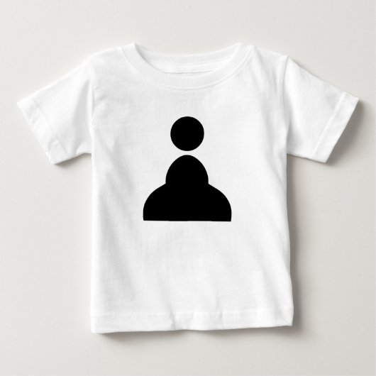 黒ポーン ベビーTシャツ (正面)