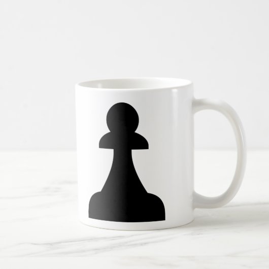 黒ポーン(1/8) コーヒーマグカップ (右)
