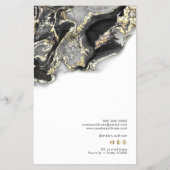 黒マーリングデザイン価格表フライヤー チラシ (裏面)