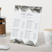 黒マーリングデザイン価格表台座標識 台座サイン (インサイチュ)