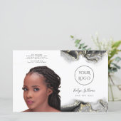 黒マーリングデザイン2折パンフレット (スタンド正面)