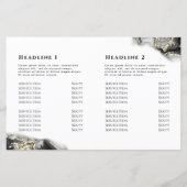 黒マーリングデザイン2折パンフレット (裏面)